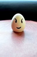 face on the egg