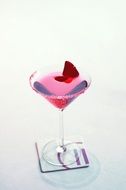 love valentine rose in glass