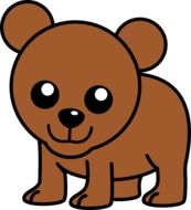graphic image of a little bear