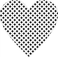 basket weave heart drawing