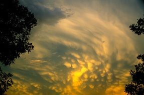 sky clouds angry