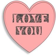 pink decorative symbol of love