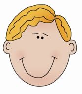 blonde boy face drawing