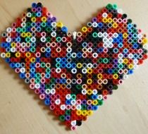 heart of colored tubes
