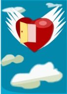 heart valentine love drawing
