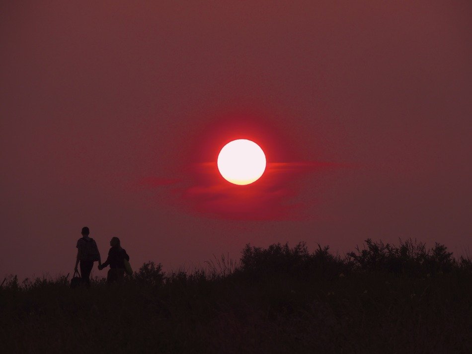 Pairn and sunset