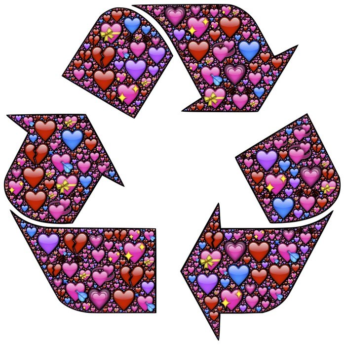 recycle circular drawing