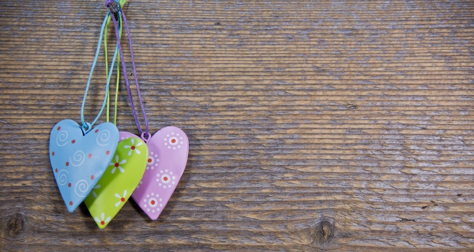 colorful heart decoration