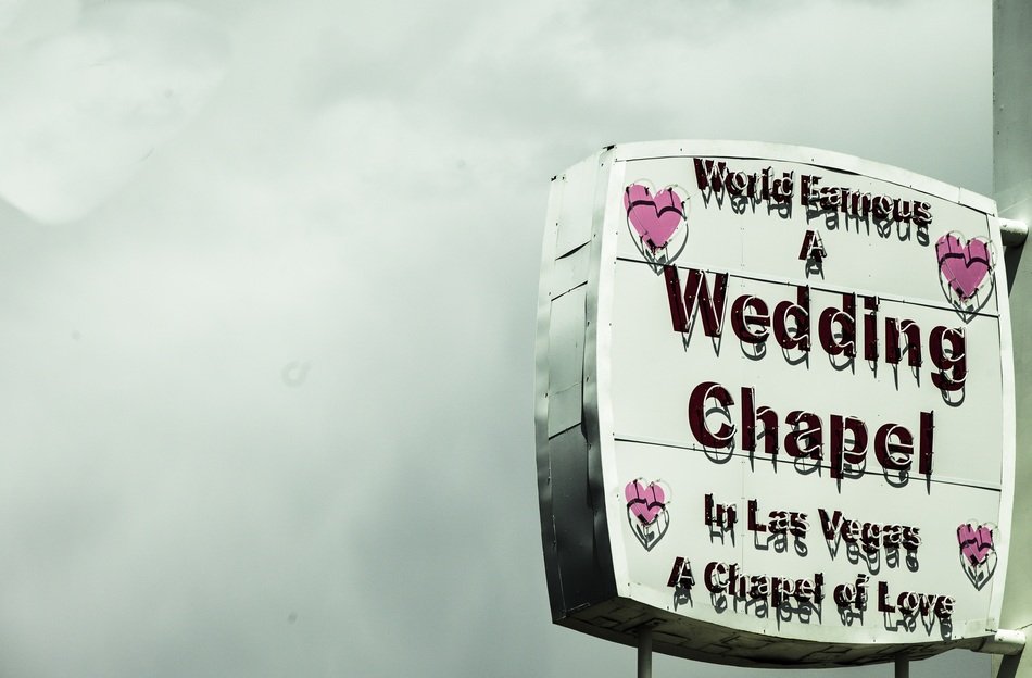 inscription on a wedding chapel