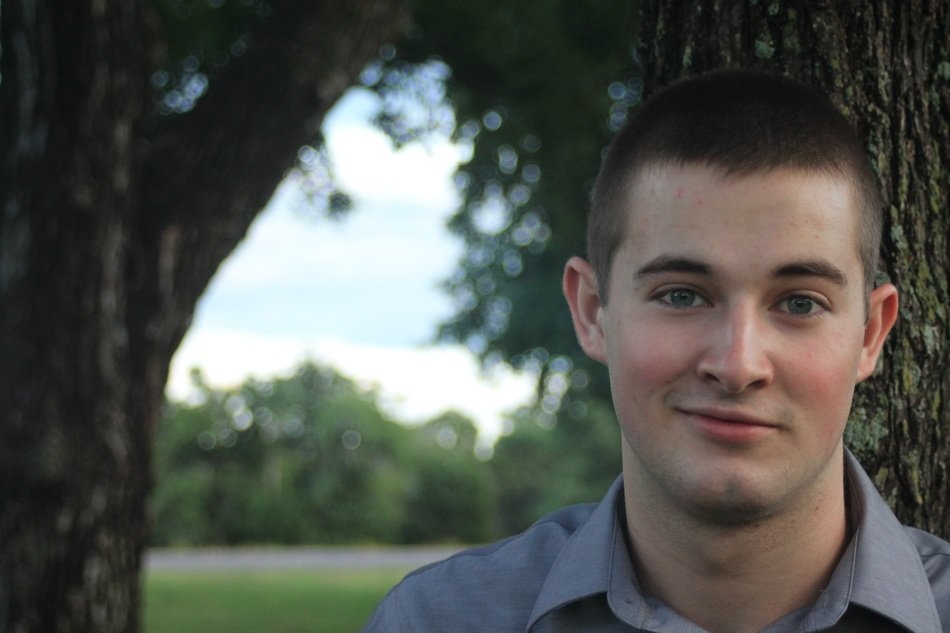 smiling teenager in nature