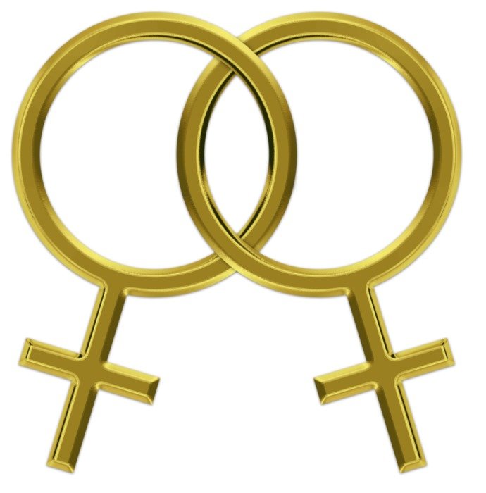 golden symbol of homosexual relationships