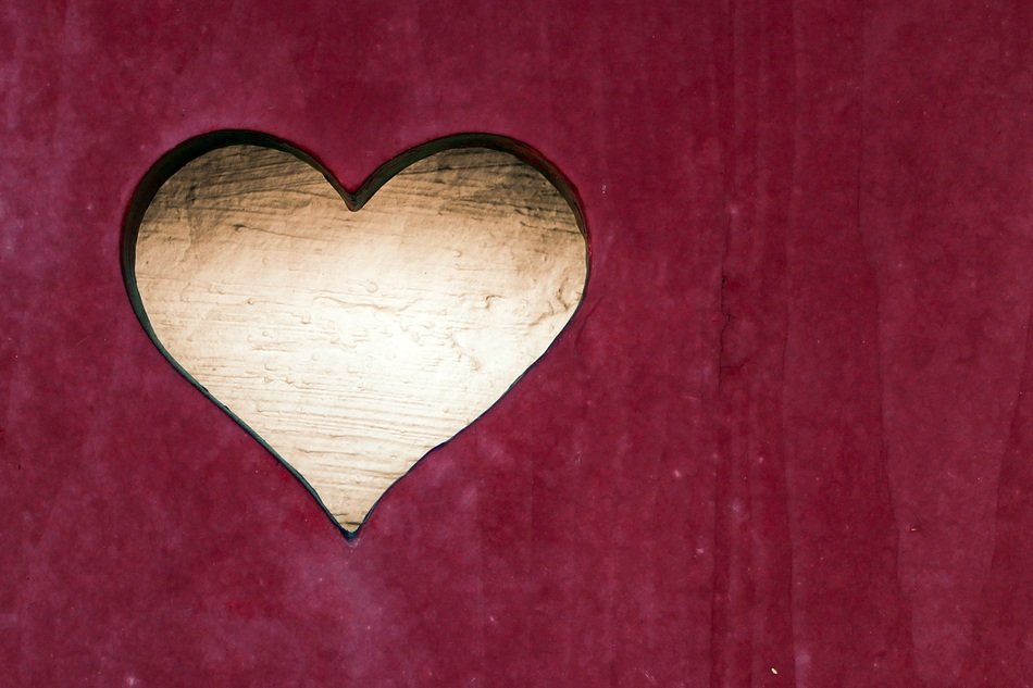 carved symbol of love