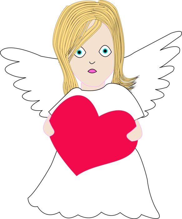 angle girl drawing