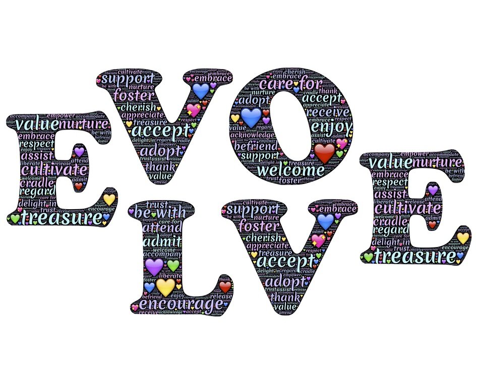 evolve love drawing