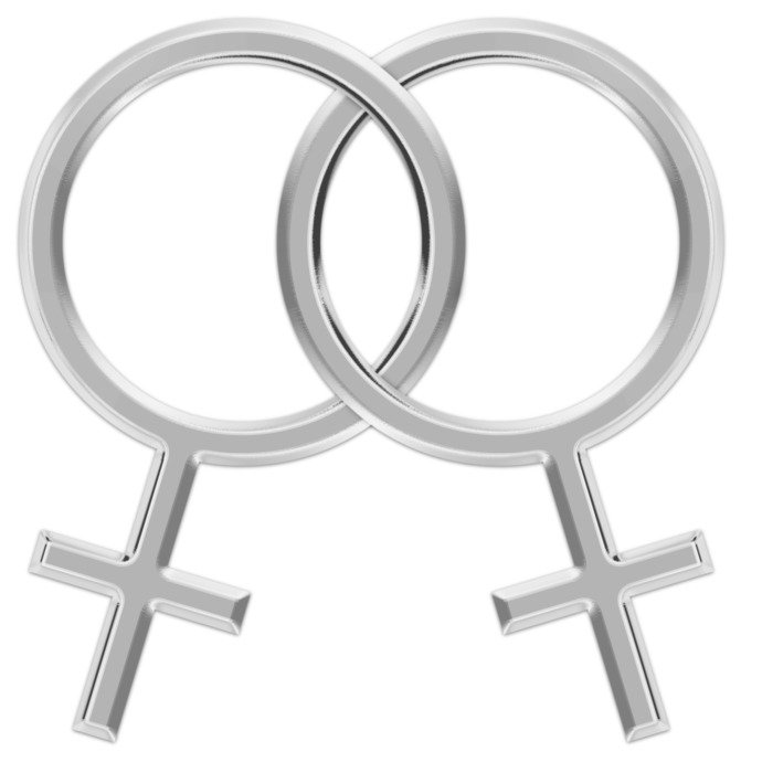 silver symbol of homosexual relationships