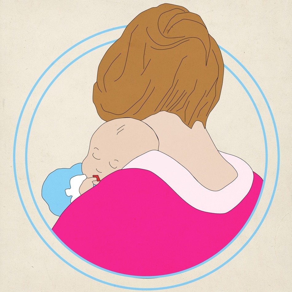 clipart of the mother and baby