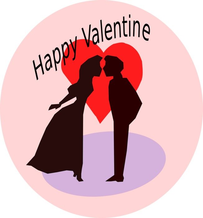 'Happy Valentine clipart