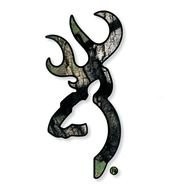 Camo Browning Heart Decal N2