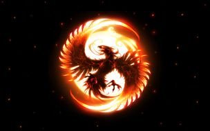 dragon On Fire drawing