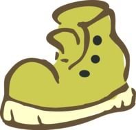 Hiking Boots Clip Art N20