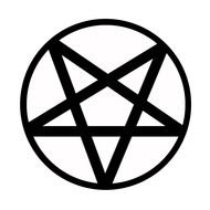 Satanic Pentagram drawing