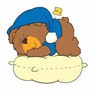 Sleeping Teddy Bear