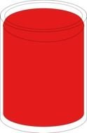Clipart of red Water in Glass