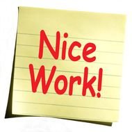 Nice Work! as a picture for clipart