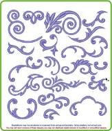 Digital Clip Art Clipart Flourish Swirls Vintage Fleur De Lis