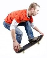 Clipart of Skateboarder