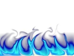 Blue Fire Flames Graphics drawing