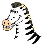 Cartoon Zebra Clip Art N32