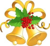 Christmas Bells Clip Art PNG