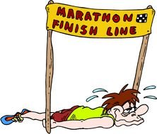 Marathon Finish Line Clip Art N9