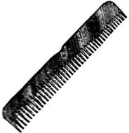 Hair Brush And Comb Clip Art darwing