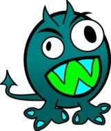 Cartoon Monster Clip Art N36