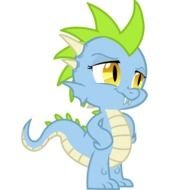 blue baby dragon