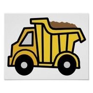 Cartoon Dump Truck Clip Art N21