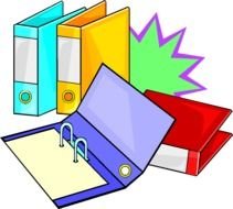 Colorful tools for middle school clipart