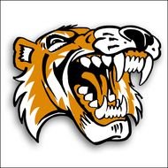 Tiger Head Clip Art N17