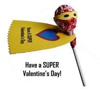Superhero Valentines Day Cards