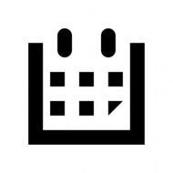 Free Vector Calendar Icon Black