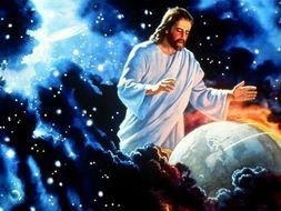 God And Jesus drawing