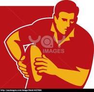 Related Pictures Rugby Player With The Ball In His Hands Coloring Page N2