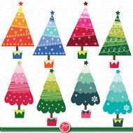 Are Some Of Vendors Product Christmas Clip Art Funky Tree Pictures