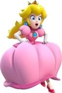 Clipart of 3D Princess Peach
