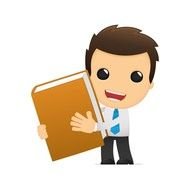 Clip art of cartoon Office Worker