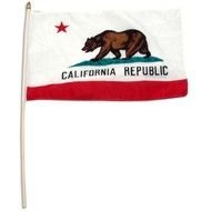 California State Flag on stick