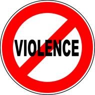 No Violence Sign