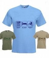 Details About Eat Sleep Mountain Bike MTB Funny T Shirt In All Sizes